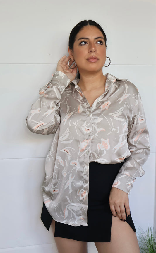 Bailey Satin Blouse