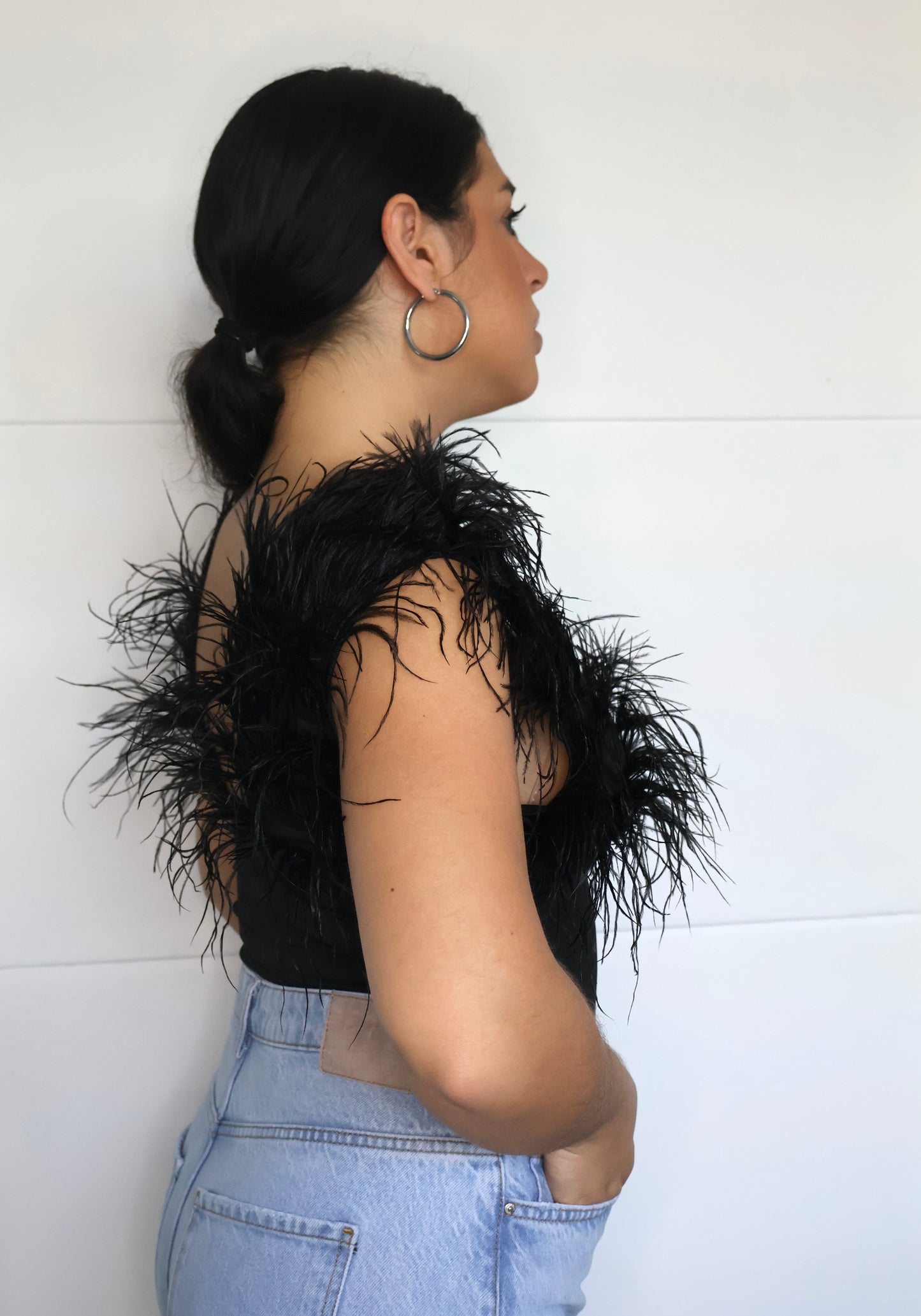 Feather Bodysuit